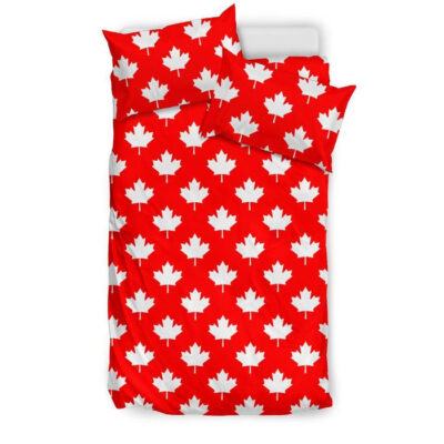 Pattern Print Canada Love Duvet Cover Bedding Set - Payfisia