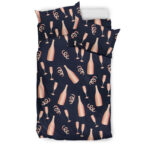 Pattern Print Champagne Duvet Cover Bedding Set - Payfisia