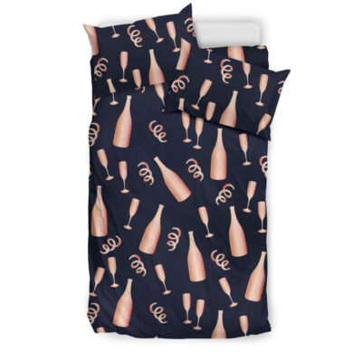 Pattern Print Champagne Duvet Cover Bedding Set - Payfisia