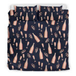 Pattern Print Champagne Duvet Cover Bedding Set - Payfisia