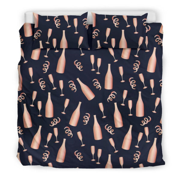 Pattern Print Champagne Duvet Cover Bedding Set - Payfisia