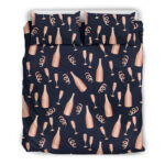 Pattern Print Champagne Duvet Cover Bedding Set - Payfisia