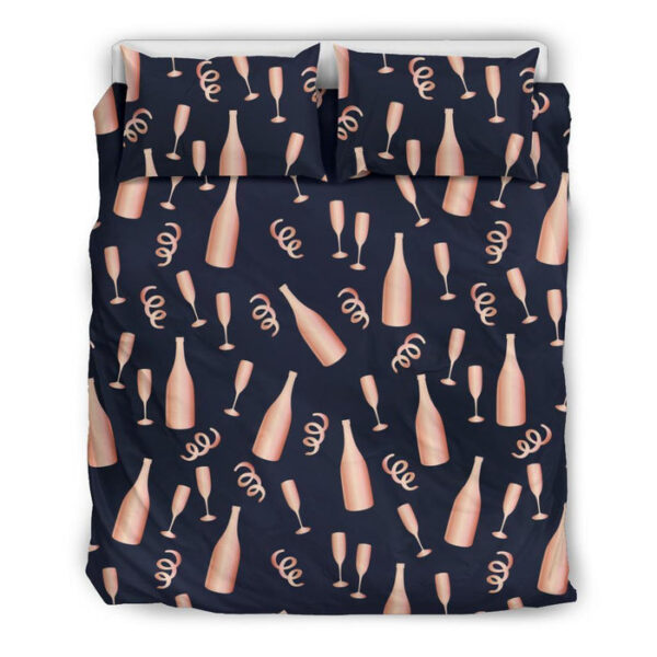 Pattern Print Champagne Duvet Cover Bedding Set - Payfisia