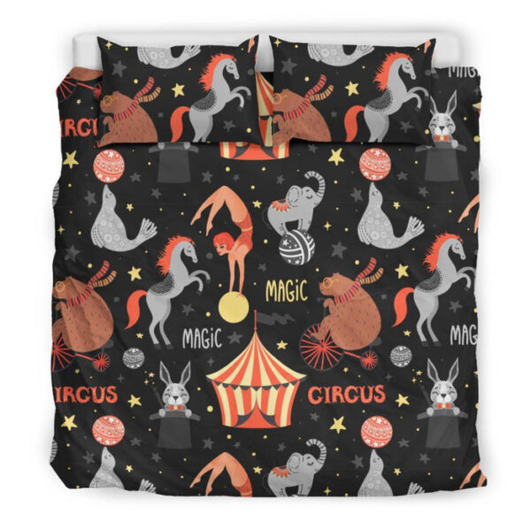 Pattern Print Circus Duvet Cover Bedding Set - Payfisia