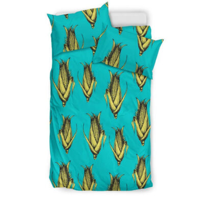 Pattern Print Corn Duvet Cover Bedding Set - Payfisia