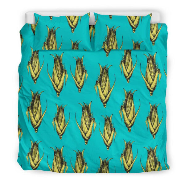 Pattern Print Corn Duvet Cover Bedding Set - Payfisia