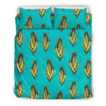 Pattern Print Corn Duvet Cover Bedding Set - Payfisia