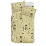 Pattern Print Golf Duvet Cover Bedding Set - Payfisia