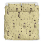 Pattern Print Golf Duvet Cover Bedding Set - Payfisia