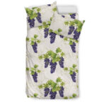 Pattern Print Grape Wine Duvet Cover Bedding Set - Payfisia