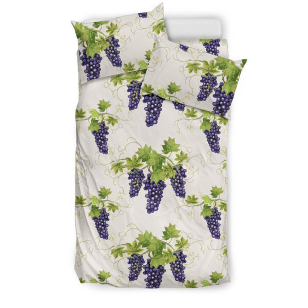 Pattern Print Grape Wine Duvet Cover Bedding Set - Payfisia