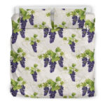 Pattern Print Grape Wine Duvet Cover Bedding Set - Payfisia