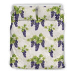 Pattern Print Grape Wine Duvet Cover Bedding Set - Payfisia