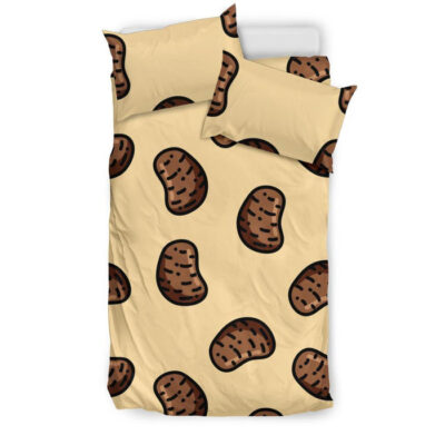 Pattern Print Potato Duvet Cover Bedding Set - Payfisia