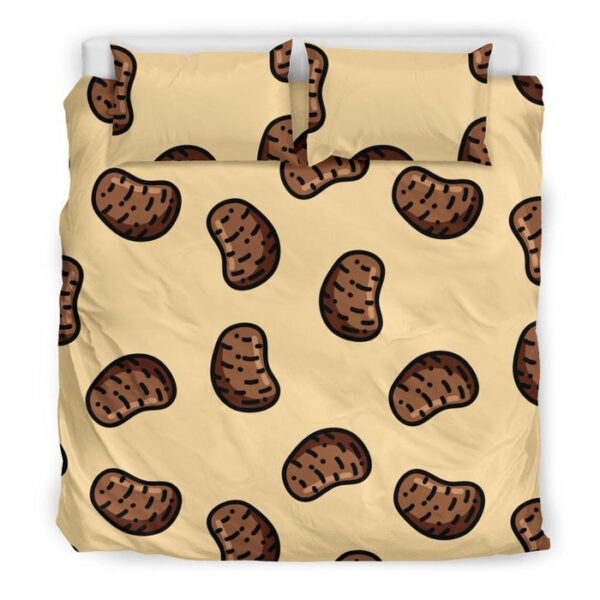 Pattern Print Potato Duvet Cover Bedding Set - Payfisia