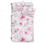 Pattern Print Sign Language Duvet Cover Bedding Set - Payfisia