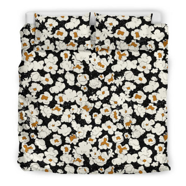 Popcorn Pattern Print Duvet Cover Bedding Set - Payfisia