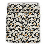 Popcorn Pattern Print Duvet Cover Bedding Set - Payfisia