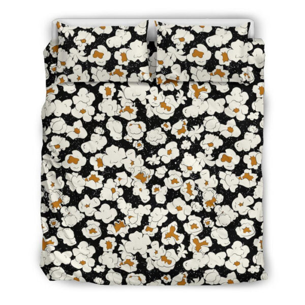 Popcorn Pattern Print Duvet Cover Bedding Set - Payfisia