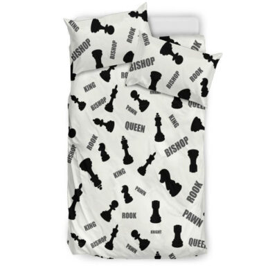 Print Pattern Chess Duvet Cover Bedding Set - Payfisia