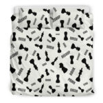 Print Pattern Chess Duvet Cover Bedding Set - Payfisia