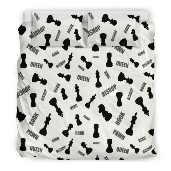 Print Pattern Chess Duvet Cover Bedding Set - Payfisia
