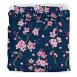 Sakura Cherry Blossom Duvet Cover Bedding Set - Payfisia