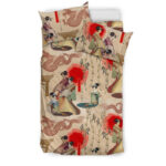 Tokyo Japanese Pattern Print Duvet Cover Bedding Set - Payfisia