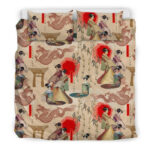Tokyo Japanese Pattern Print Duvet Cover Bedding Set - Payfisia