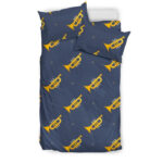Trumpet Print Pattern Duvet Cover Bedding Set - Payfisia