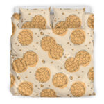 Waffle Print Pattern Duvet Cover Bedding Set - Payfisia